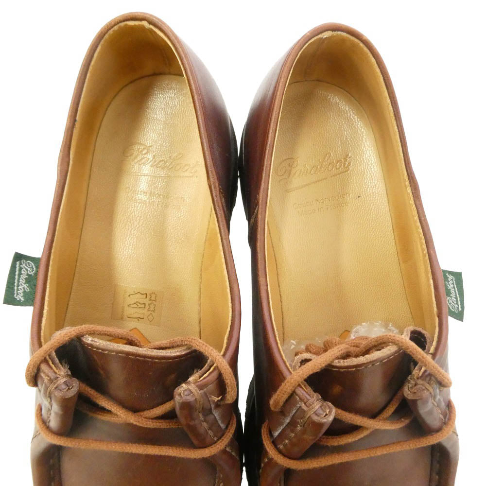 Paraboot パラブーツ 715603 MICHAEL MARRON ミカエル マロン レザー チロリアンシューズ ブラウン系 40.5【中古】