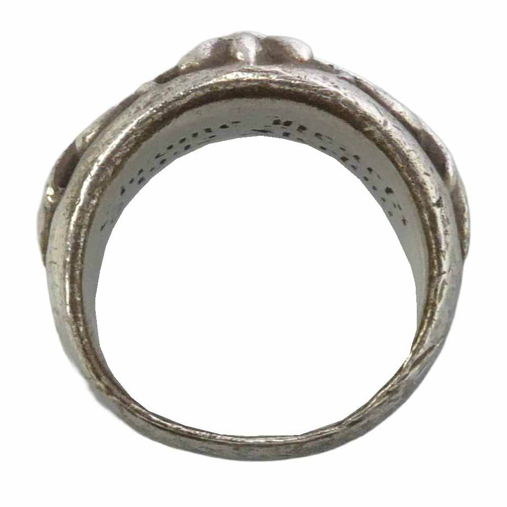 CHROME HEARTS クロムハーツ（原本無） FLRL CRS フローラルクロス リング シルバー系 約17.5号【中古】
