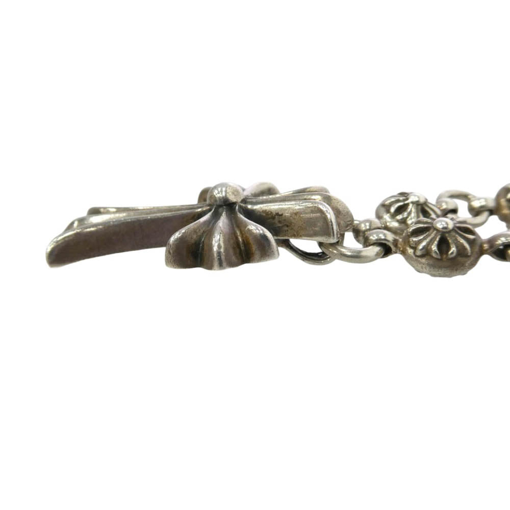 CHROME HEARTS クロムハーツ（原本無） #1 CRSBL CHN SML CH CRS 20inch クロスボールチェーン スモールCHクロス 20インチ ネックレス シルバー系【中古】