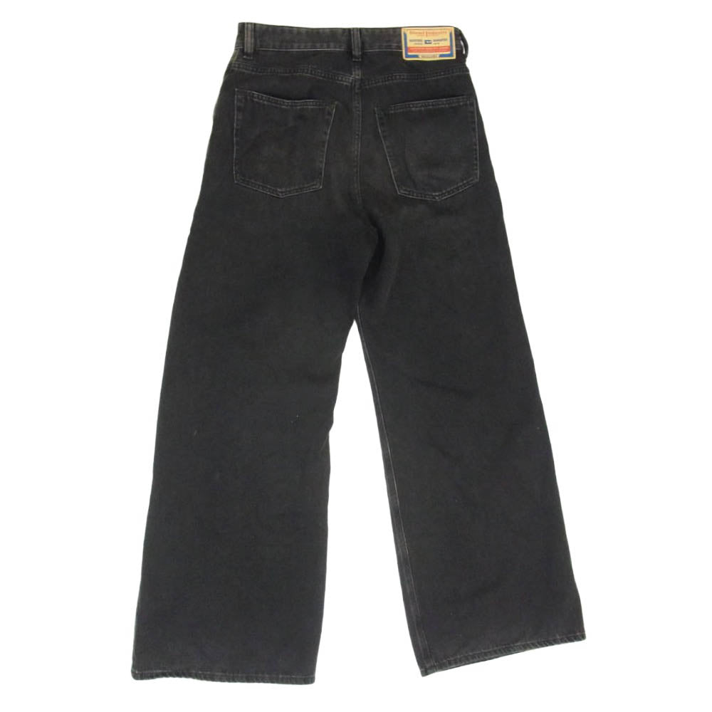 DIESEL ディーゼル 1996 d-sire 09J96 Relaxed Jeans ローウエスト ローライズ デニム パンツ ブラック系 24【中古】