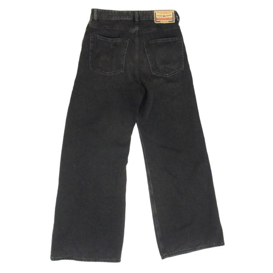 DIESEL ディーゼル 1996 d-sire 09J96 Relaxed Jeans ローウエスト ローライズ デニム パンツ ブラック系 24【中古】