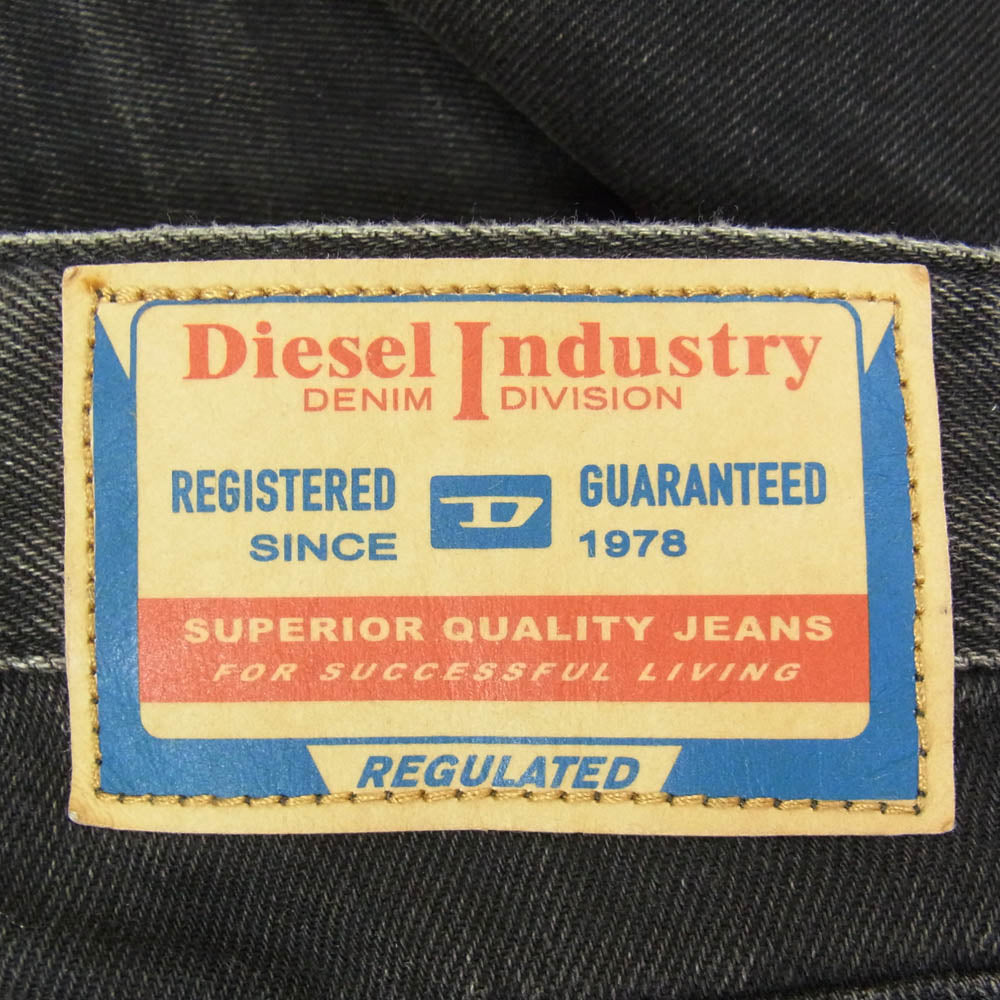 DIESEL ディーゼル 1996 d-sire 09J96 Relaxed Jeans ローウエスト ローライズ デニム パンツ ブラック系 24【中古】