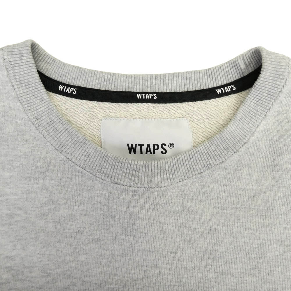 WTAPS ダブルタップス 25SS 251ATDT-CSM03 ACADEMY SWEATER COTTON アカデミー セーター コットン スウェット グレー系 X02【美品】【中古】