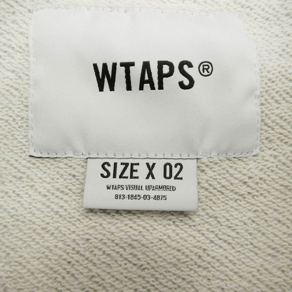 WTAPS ダブルタップス 25SS 251ATDT-CSM03 ACADEMY SWEATER COTTON アカデミー セーター コットン スウェット グレー系 X02【美品】【中古】