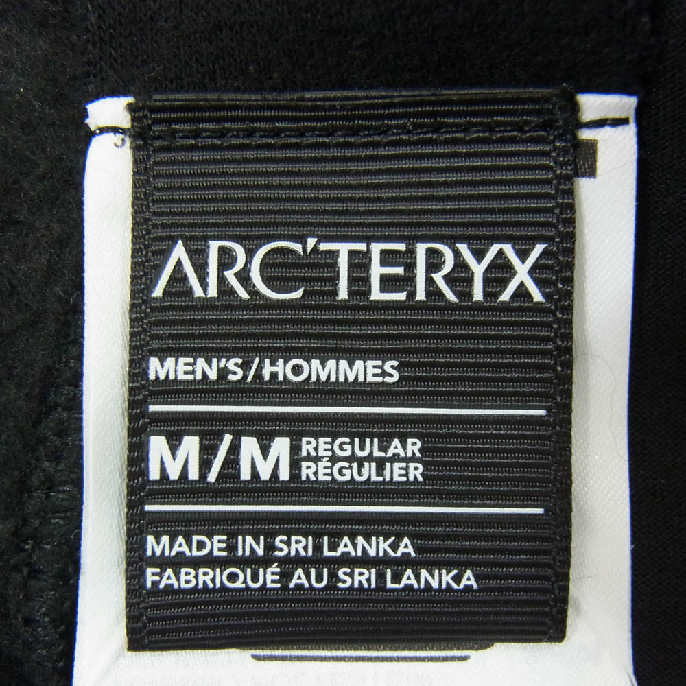 ARC'TERYX アークテリクス X000010393 Emblem Fleece Jogger エンブレム フリース ジョガー スウェット パンツ ブラック系 M【中古】