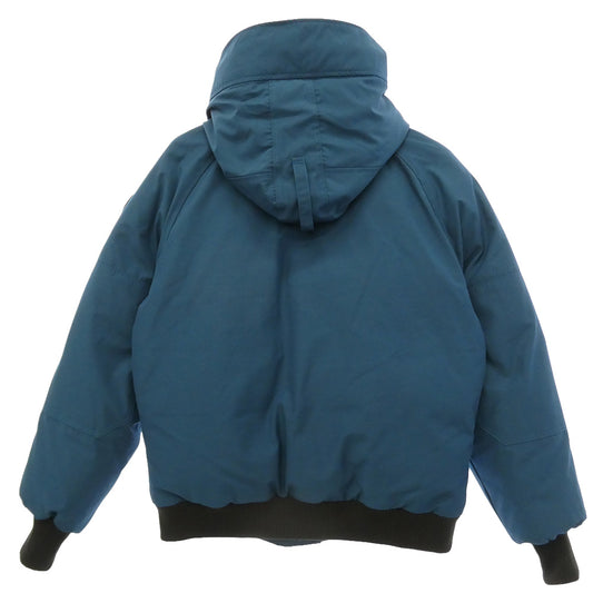 CANADA GOOSE カナダグース 2050MB カナダグースジャパンタグ 現行モデル Chilliwack Bomber Black Label Guard Blue チリワック ボンバー ブラックレーベル ダブルジップ ダウンジャケット ブルー系 M【中古】