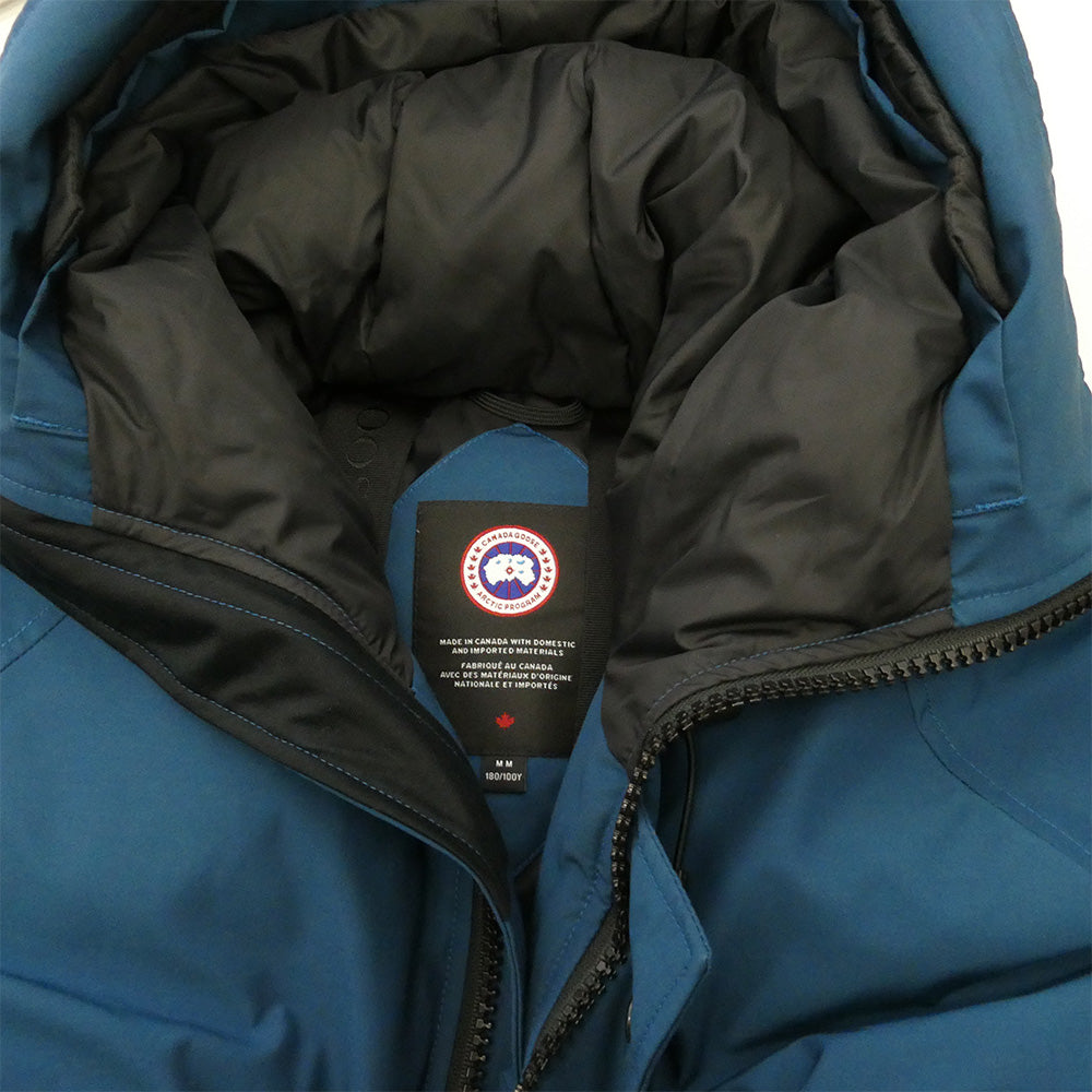 CANADA GOOSE カナダグース 2050MB カナダグースジャパンタグ 現行モデル Chilliwack Bomber Black Label Guard Blue チリワック ボンバー ブラックレーベル ダブルジップ ダウンジャケット ブルー系 M【中古】