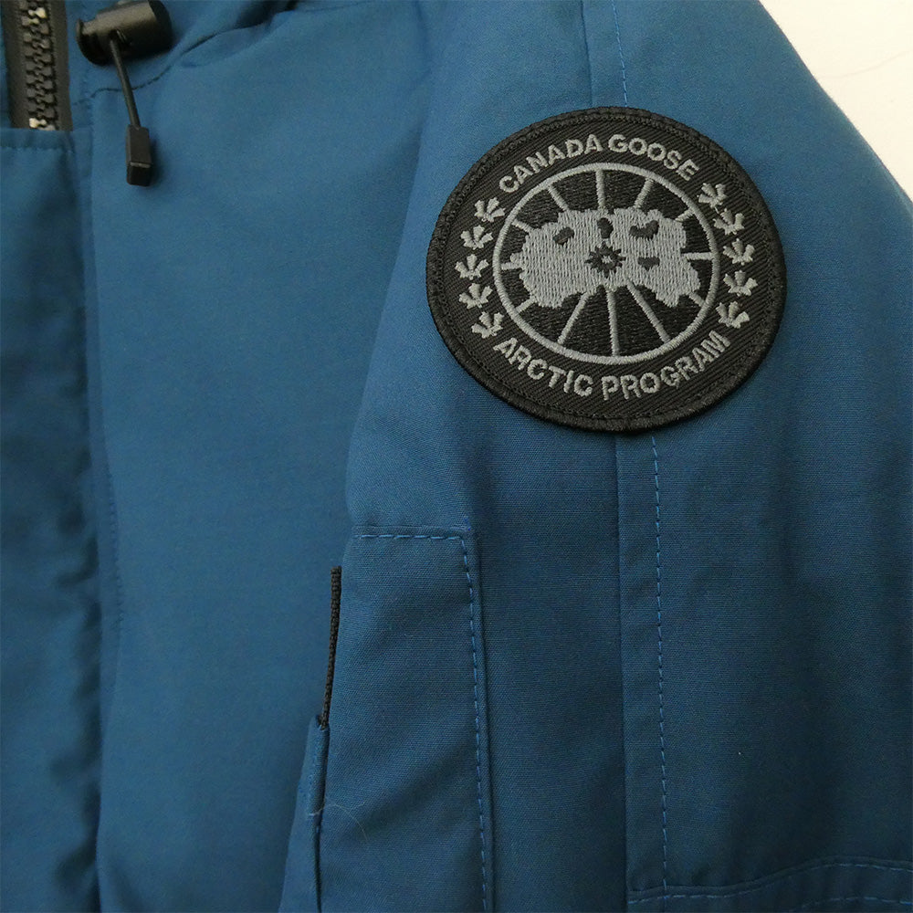CANADA GOOSE カナダグース 2050MB カナダグースジャパンタグ 現行モデル Chilliwack Bomber Black Label Guard Blue チリワック ボンバー ブラックレーベル ダブルジップ ダウンジャケット ブルー系 M【中古】
