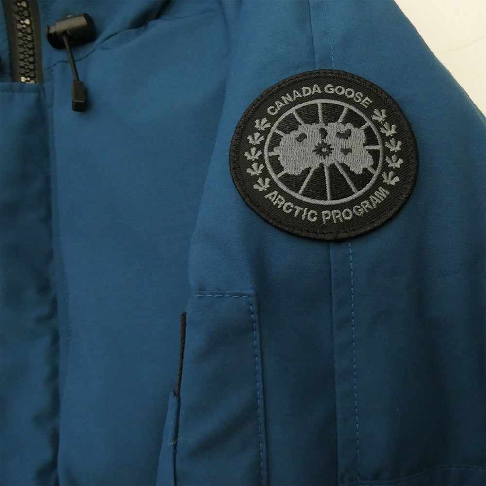 CANADA GOOSE カナダグース 2050MB カナダグースジャパンタグ 現行モデル Chilliwack Bomber Black Label Guard Blue チリワック ボンバー ブラックレーベル ダブルジップ ダウンジャケット ブルー系 M【中古】
