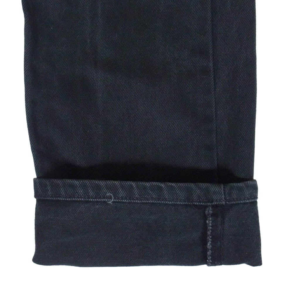 Levi's リーバイス 6150285 90s EURO 裏刻印 266 オレンジタブ 615 ストレート ブラック デニム パンツ ジーンズ ブラック系 W31【中古】