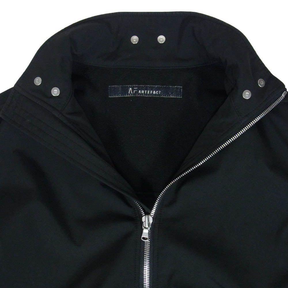 エーエフアーティファクト ジップアップ ブルゾン ジャケット ブラック系 4【中古】