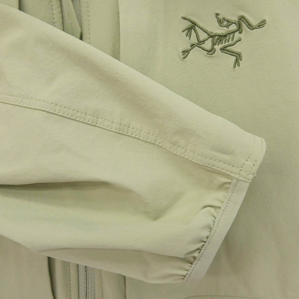 ARC'TERYX アークテリクス X000010609 Gamma LT Technical Jacket ガンマ テクニカル ソフトシェル ナイロン ジャケット ライトグリーン系 M【中古】
