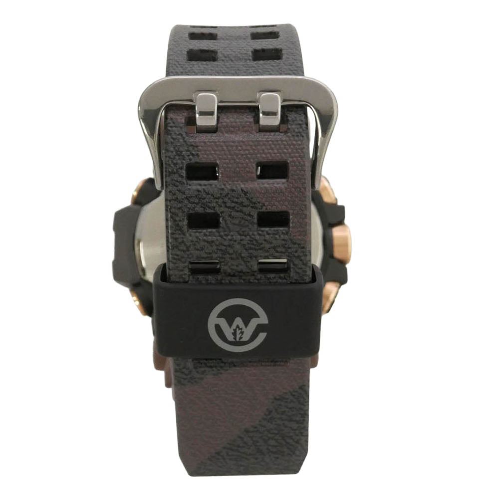 CASIO G-SHOCK カシオ ジーショック GW-9502KJ-8JR × EARTHWATCH Japan MASTER OF G - LAND MUDMAN アースウォッチ マッドマン カバ デザイン タフソーラー 腕時計 ウォッチ チャコール系 ブラウン系【極上美品】【中古】