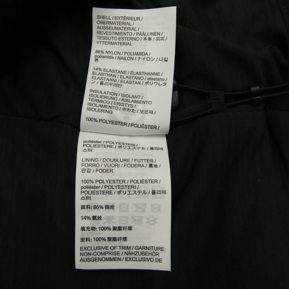 ARC'TERYX アークテリクス X000009897 Epsilon Insulated Hoody エプシロン インサレーテッド フーディ 中綿 ナイロン ジャケット ブラック系 M【中古】