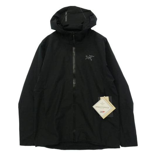 ARC'TERYX アークテリクス X000009568 Solano Hoody GORE-TEX WINDSTOPPER ゴアテックス ソラノ フーディ シェルジャケット マウンテンパーカー ブラック系 M【新古品】【未使用】【中古】
