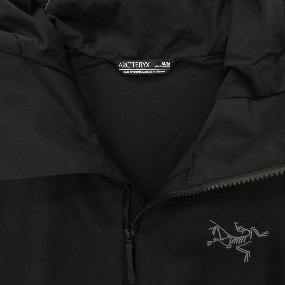 ARC'TERYX アークテリクス X000009568 Solano Hoody GORE-TEX WINDSTOPPER ゴアテックス ソラノ フーディ シェルジャケット マウンテンパーカー ブラック系 M【新古品】【未使用】【中古】