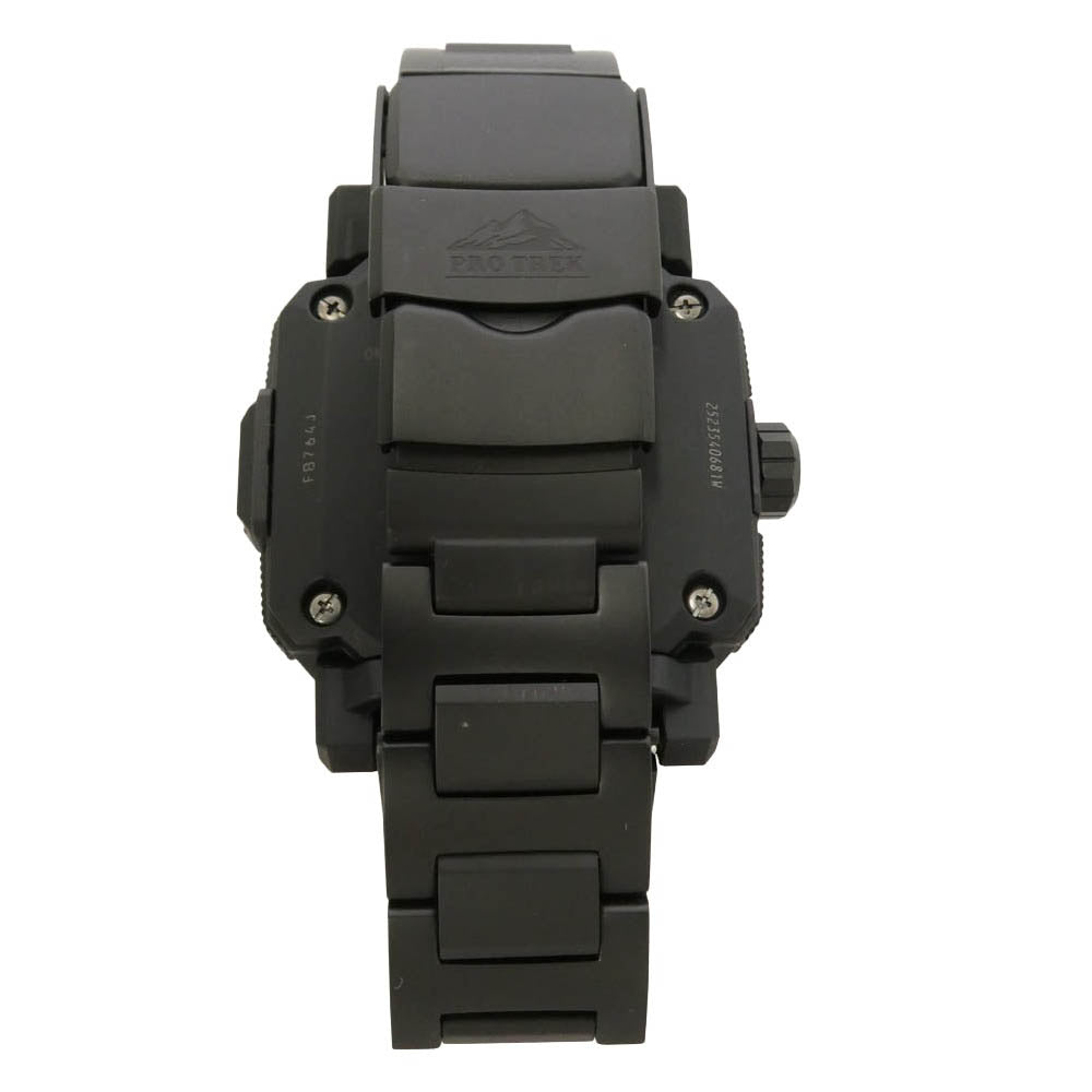CASIO カシオ WHITE MOUNTAINEERING ホワイトマウンテニアリング PRW-B1000WM-1JR × PRO TREK × White Mountaineering Climber Line プロトレック ホワイトマウンテニアリング クライマーライン チタンバンド 腕時計 ウォッチ ブラック系【極上美品】【中古】