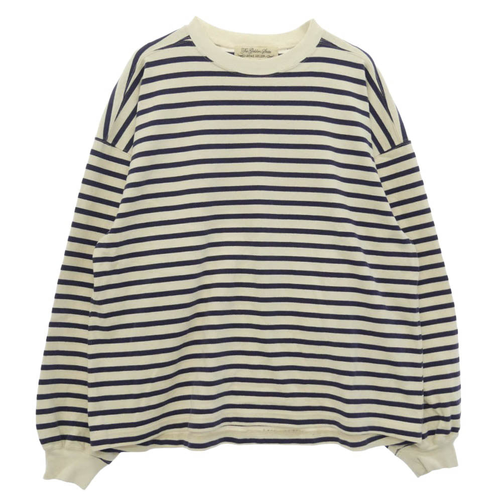 REMI RELIEF レミレリーフ ボーダー 長袖 Tシャツ ホワイト系 ネイビー系 F【中古】