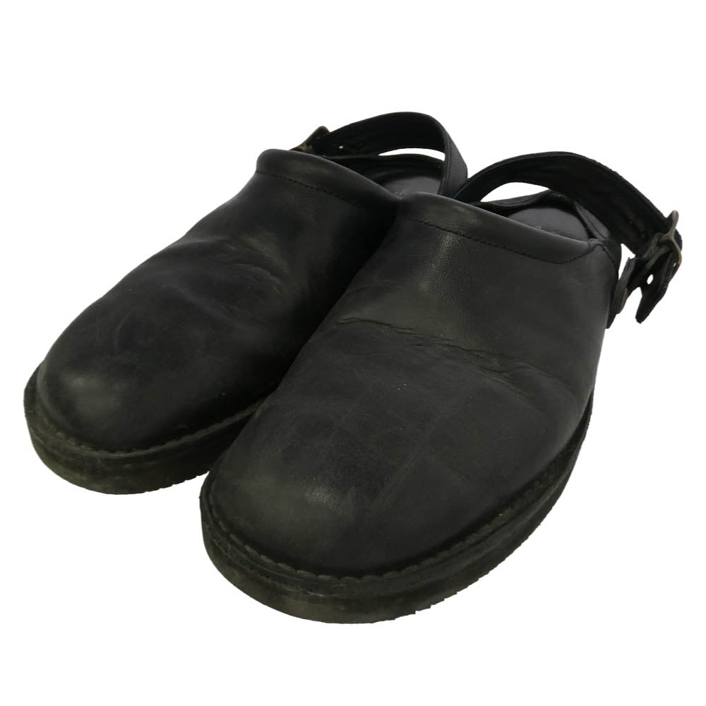 Danner ダナー D810728 Pittock Clog ピトック クロッグ レザー サンダル ブラック系 28cm【中古】