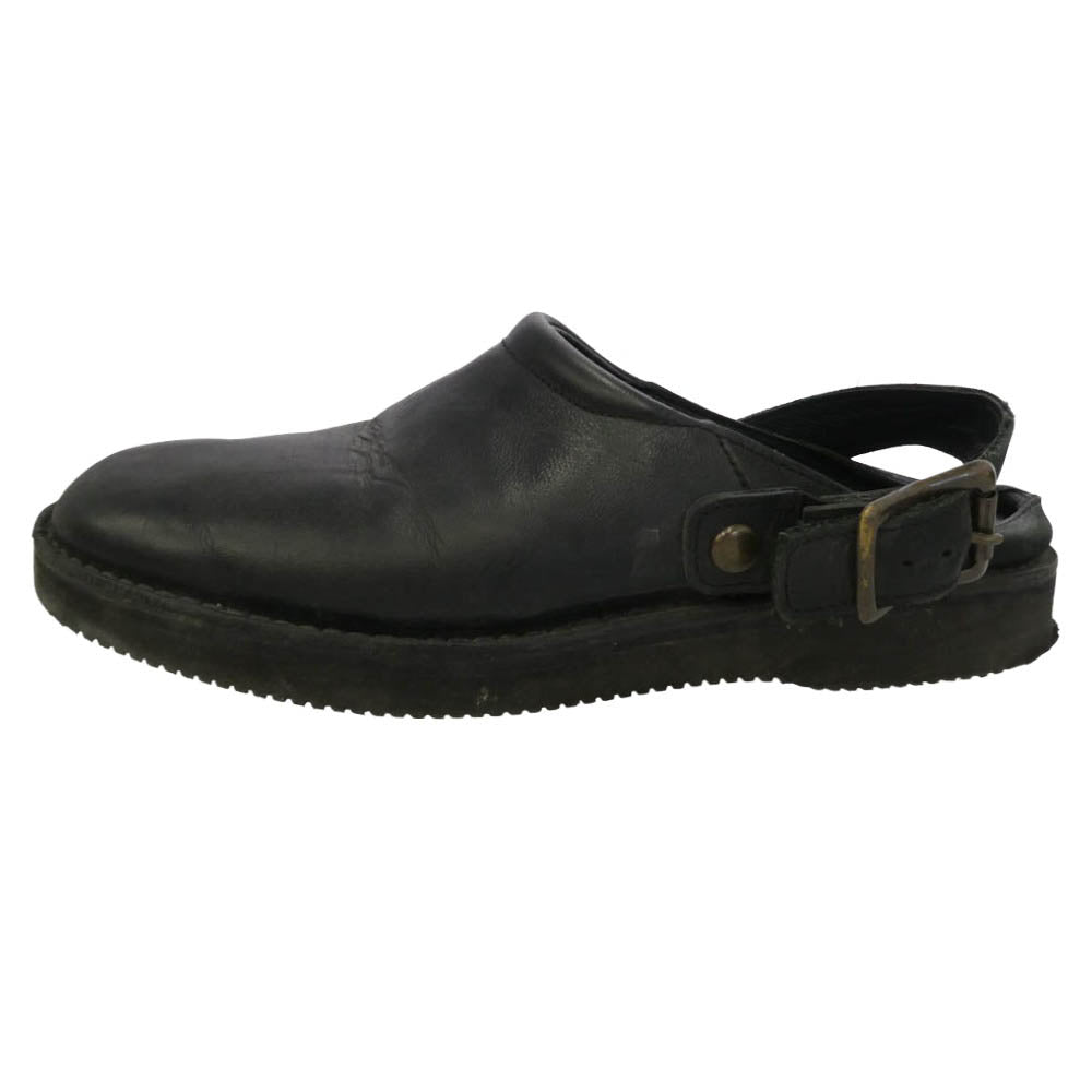 Danner ダナー D810728 Pittock Clog ピトック クロッグ レザー サンダル ブラック系 28cm【中古】
