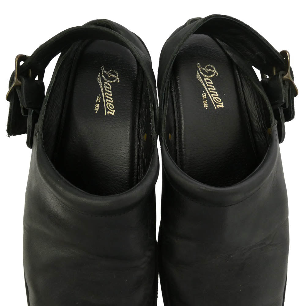 Danner ダナー D810728 Pittock Clog ピトック クロッグ レザー サンダル ブラック系 28cm【中古】