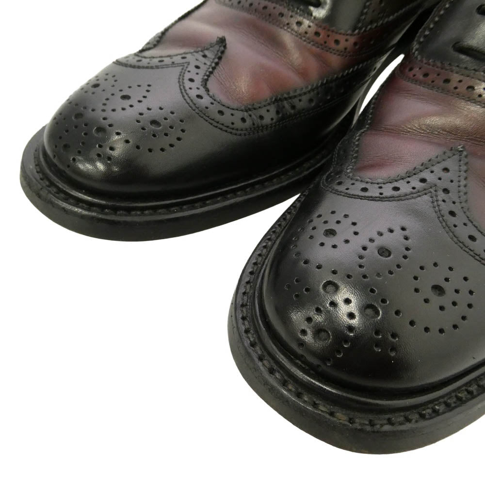 Salvatore Ferragamo サルヴァトーレフェラガモ ウィング チップ レザー ドレス シューズ 革靴 マルチカラー系 10【中古】
