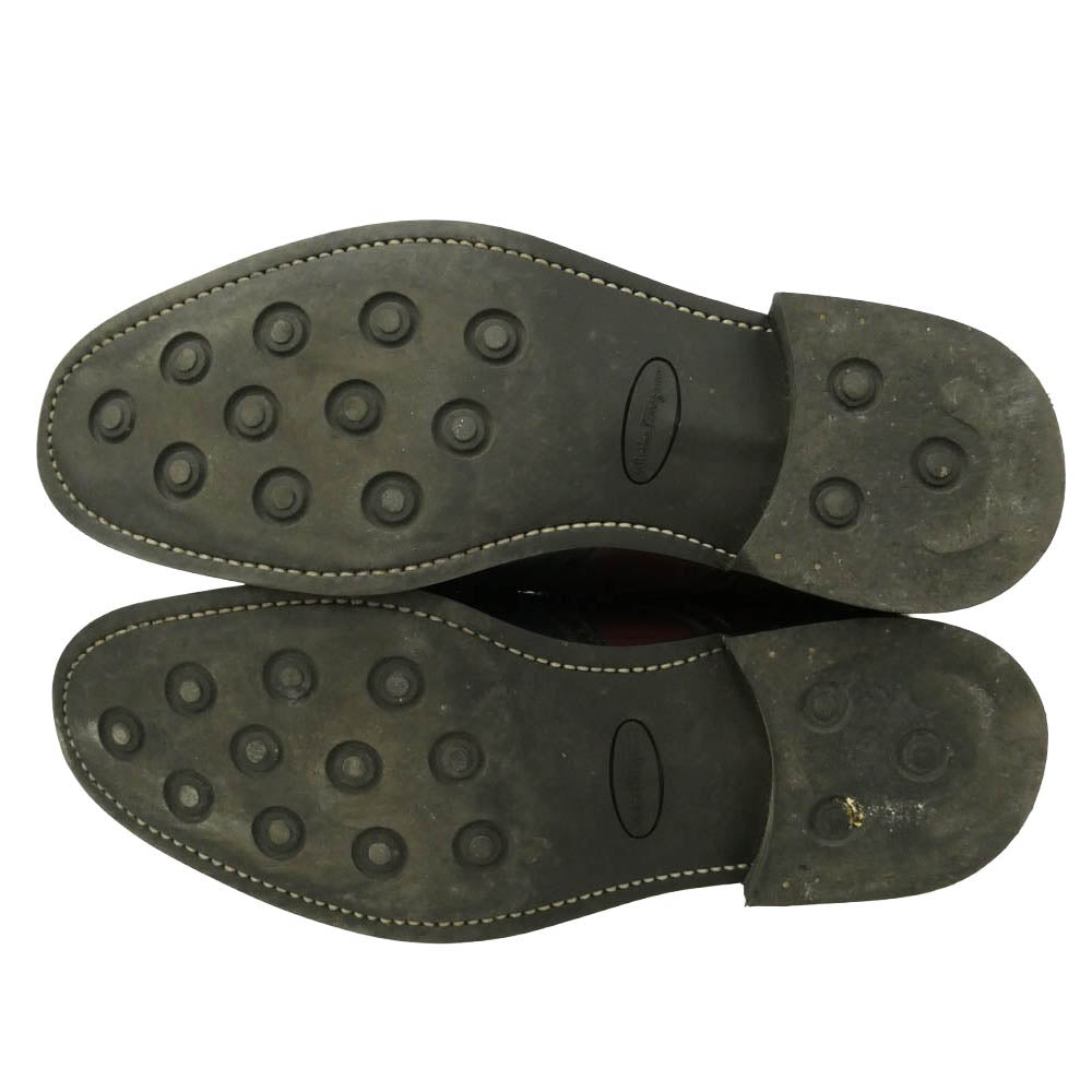 Salvatore Ferragamo サルヴァトーレフェラガモ ウィング チップ レザー ドレス シューズ 革靴 マルチカラー系 10【中古】