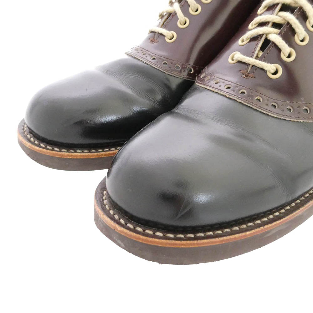 REGAL リーガル GLADHAND & Co. グラッドハンド 606S GLADHAND SADDLE SHOES グラッドハンド サドル レザー シューズ ブラック系 ブラウン系 28cm【中古】