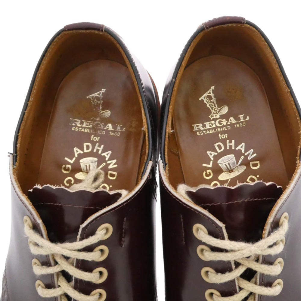 REGAL リーガル GLADHAND & Co. グラッドハンド 606S GLADHAND SADDLE SHOES グラッドハンド サドル レザー シューズ ブラック系 ブラウン系 28cm【中古】