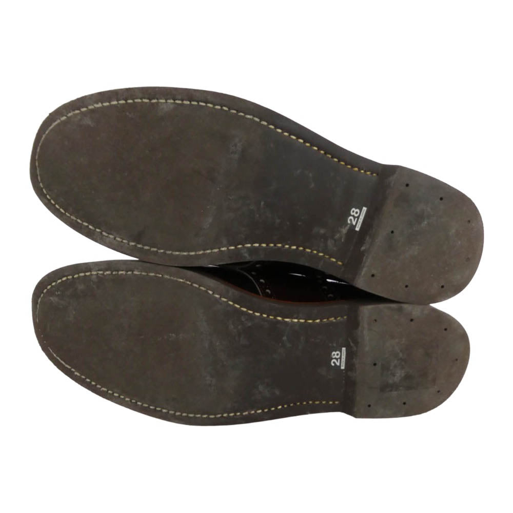 REGAL リーガル GLADHAND & Co. グラッドハンド 606S GLADHAND SADDLE SHOES グラッドハンド サドル レザー シューズ ブラック系 ブラウン系 28cm【中古】