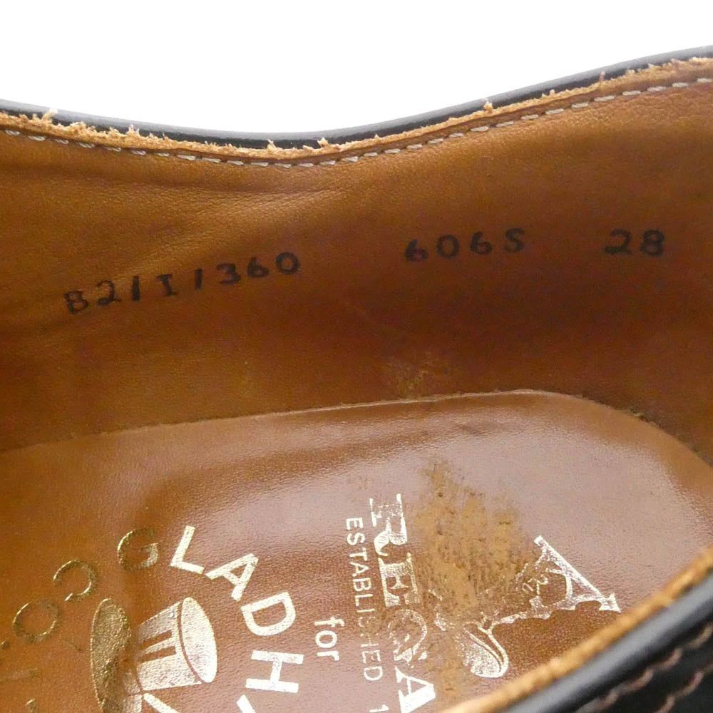 REGAL リーガル GLADHAND & Co. グラッドハンド 606S GLADHAND SADDLE SHOES グラッドハンド サドル レザー シューズ ブラック系 ブラウン系 28cm【中古】