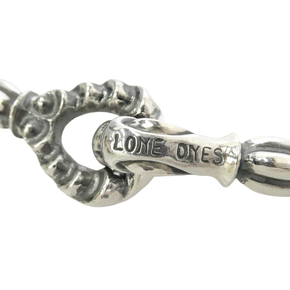 LONE ONES ロンワンズ MFNH-0003L 2026年ギャランティ付属 メイティングフライトフック L ボールチェーン 4mm ネックレス 20inch 20インチ シルバー系【極上美品】【中古】