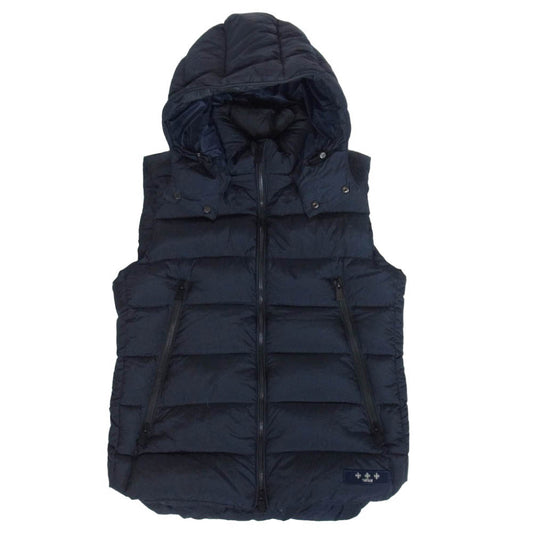 TATRAS タトラス 17AW MTA17A4378 CURONE クローネ フード付き ダウンベスト ブラック系 01【中古】