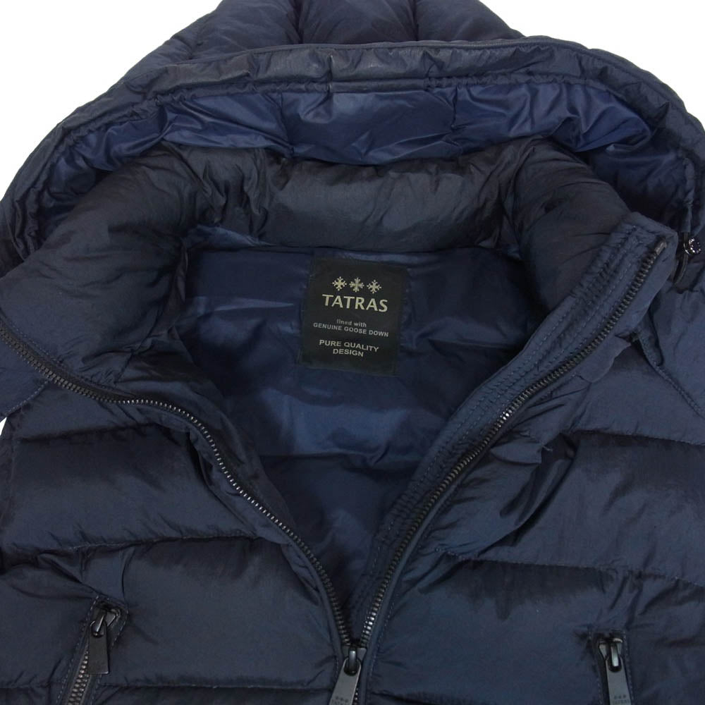 TATRAS タトラス 17AW MTA17A4378 CURONE クローネ フード付き ダウンベスト ブラック系 01【中古】