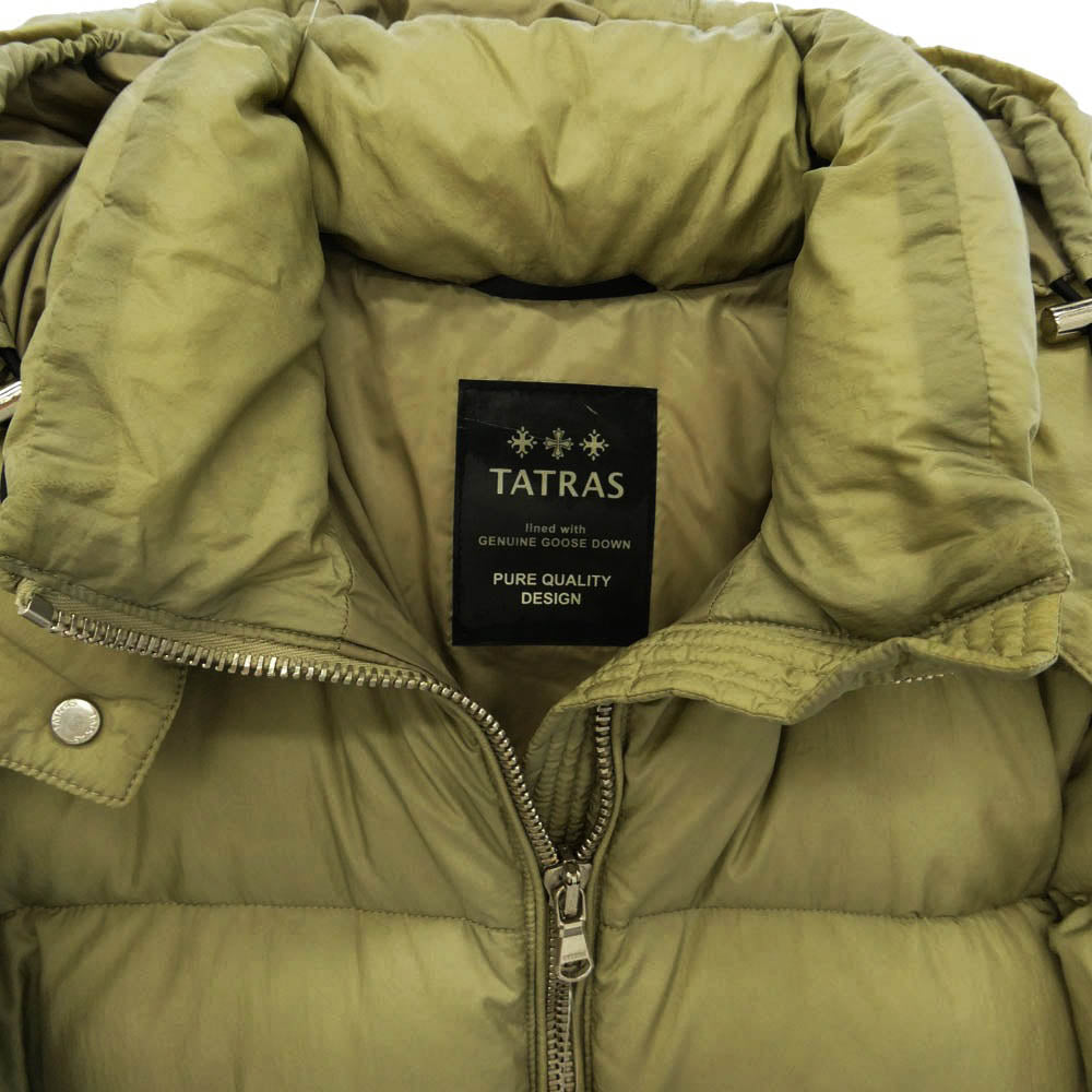 TATRAS タトラス TOMORROWLAND トゥモローランド MTA7TM499 別注 PESCHE ペスケ ダウン ジャケット ポーランド製 グレイッシュベージュ系 01【中古】