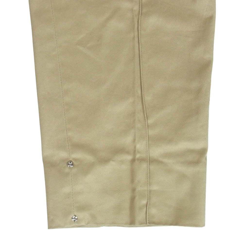 ワイオーエヌ STANDARD TROUSERS 2タック スタンダードトラウザーズ チノパン ベージュ系 48【中古】