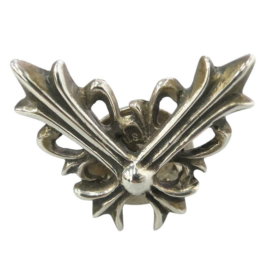 CHROME HEARTS クロムハーツ（原本無） PIN FLRLCRNR SM スティックピン フローラルクロスコーナー スモール ピンバッジ シルバー系【中古】