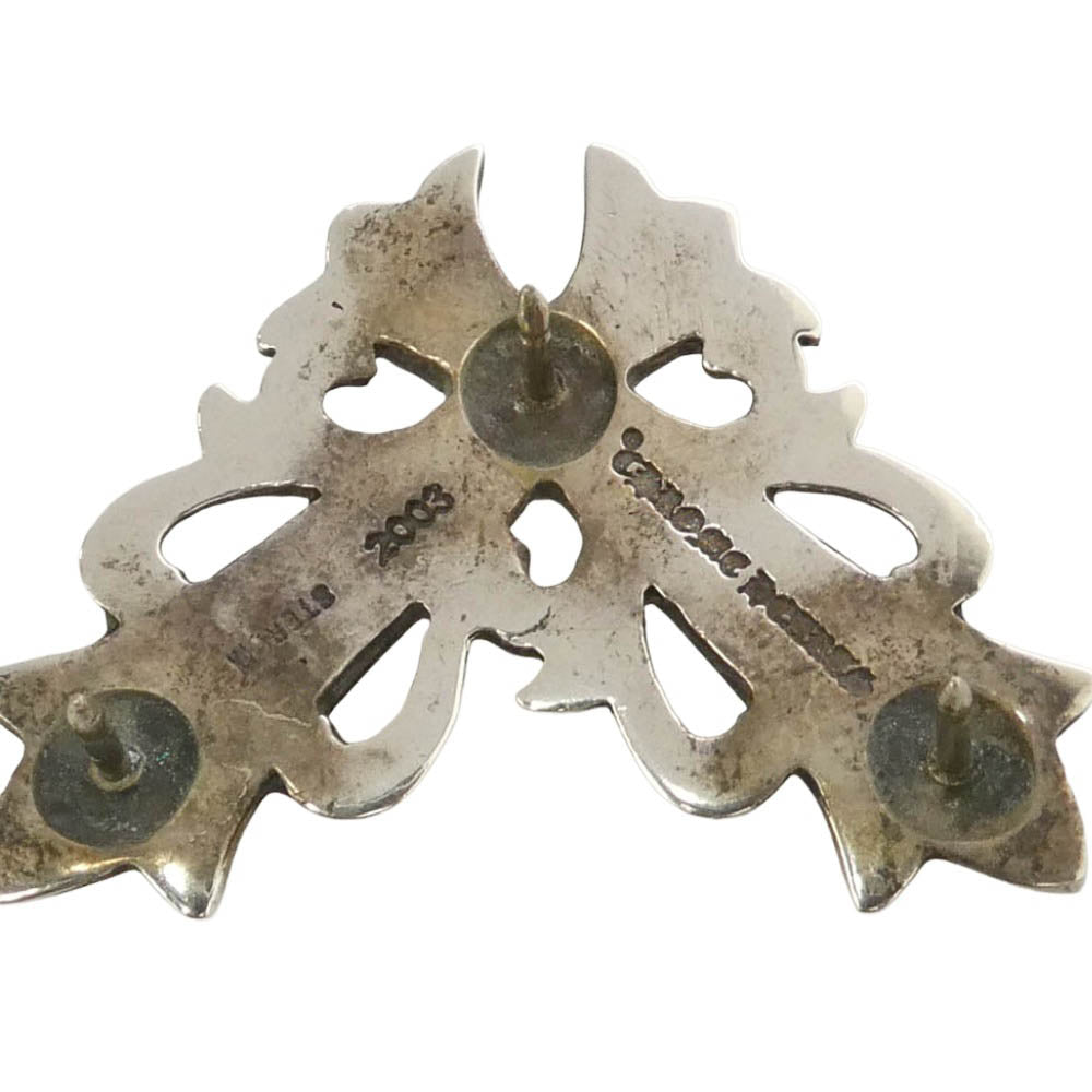 CHROME HEARTS クロムハーツ（原本有） PIN FLRLCRNR LG スティックピン フローラルクロスコーナー ラージ ピンバッジ シルバー系【中古】