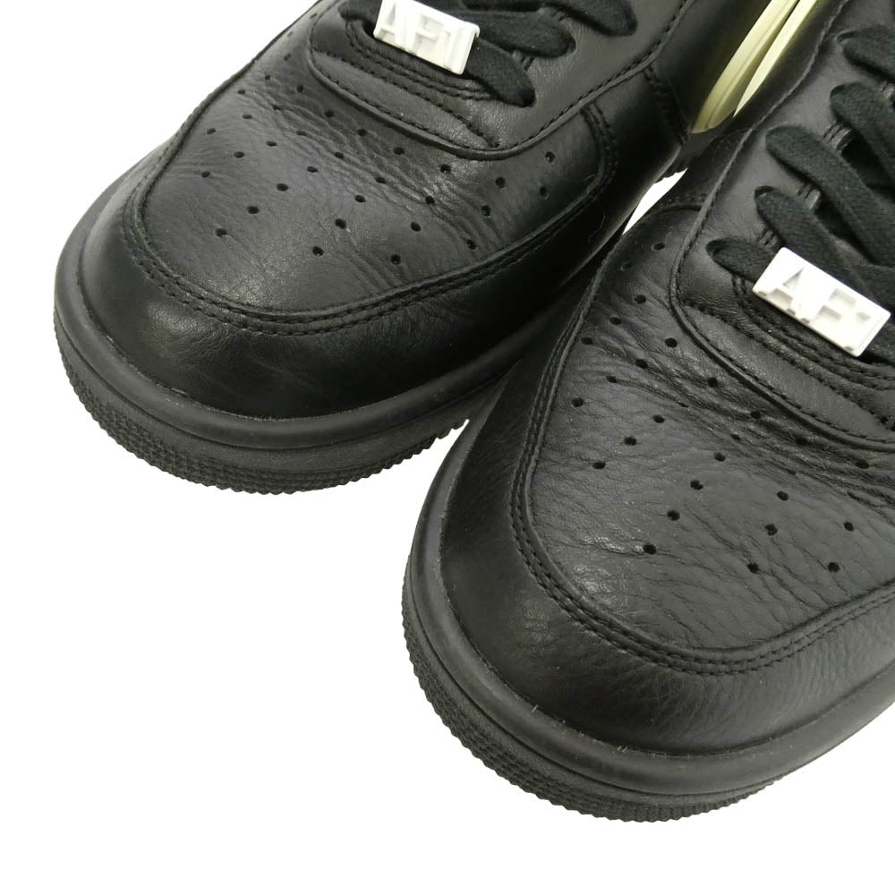 NIKE ナイキ AMBUSH アンブッシュ DV3464-001 × AMBUSH Air Force 1 Low Black アンブッシュ エアフォース1 ブラック ローカットスニーカー ブラック系 オフホワイト系 29cm【中古】