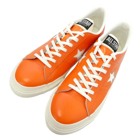 CONVERSE コンバース ONE STAR J ORANGE ワンスター J ワンスター オレンジ レザー ローカット スニーカー オレンジ系 ホワイト系 10.5【美品】【中古】