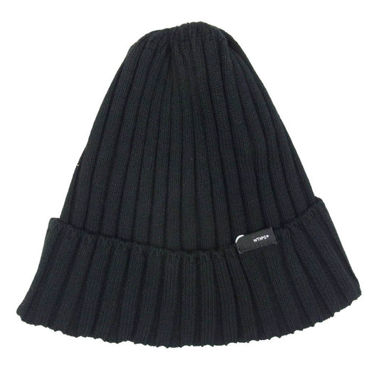 WTAPS ダブルタップス 22AW 222MADT-HT01 Beanie 01 Ctpl. Coolmax クールマックス ビーニー ニット帽 キャップ ブラック系 X00【中古】