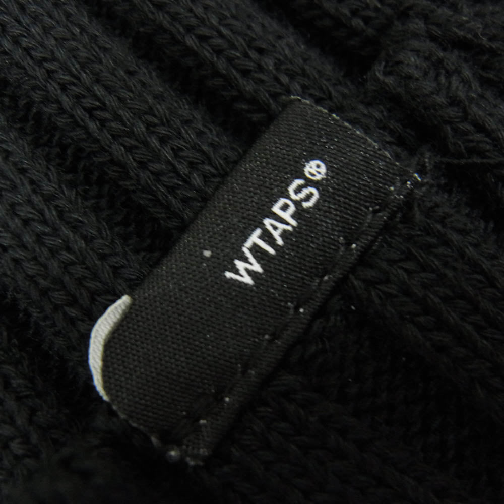 WTAPS ダブルタップス 22AW 222MADT-HT01 Beanie 01 Ctpl. Coolmax クールマックス ビーニー ニット帽 キャップ ブラック系 X00【中古】