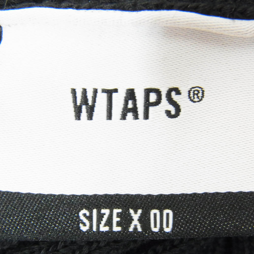 WTAPS ダブルタップス 22AW 222MADT-HT01 Beanie 01 Ctpl. Coolmax クールマックス ビーニー ニット帽 キャップ ブラック系 X00【中古】
