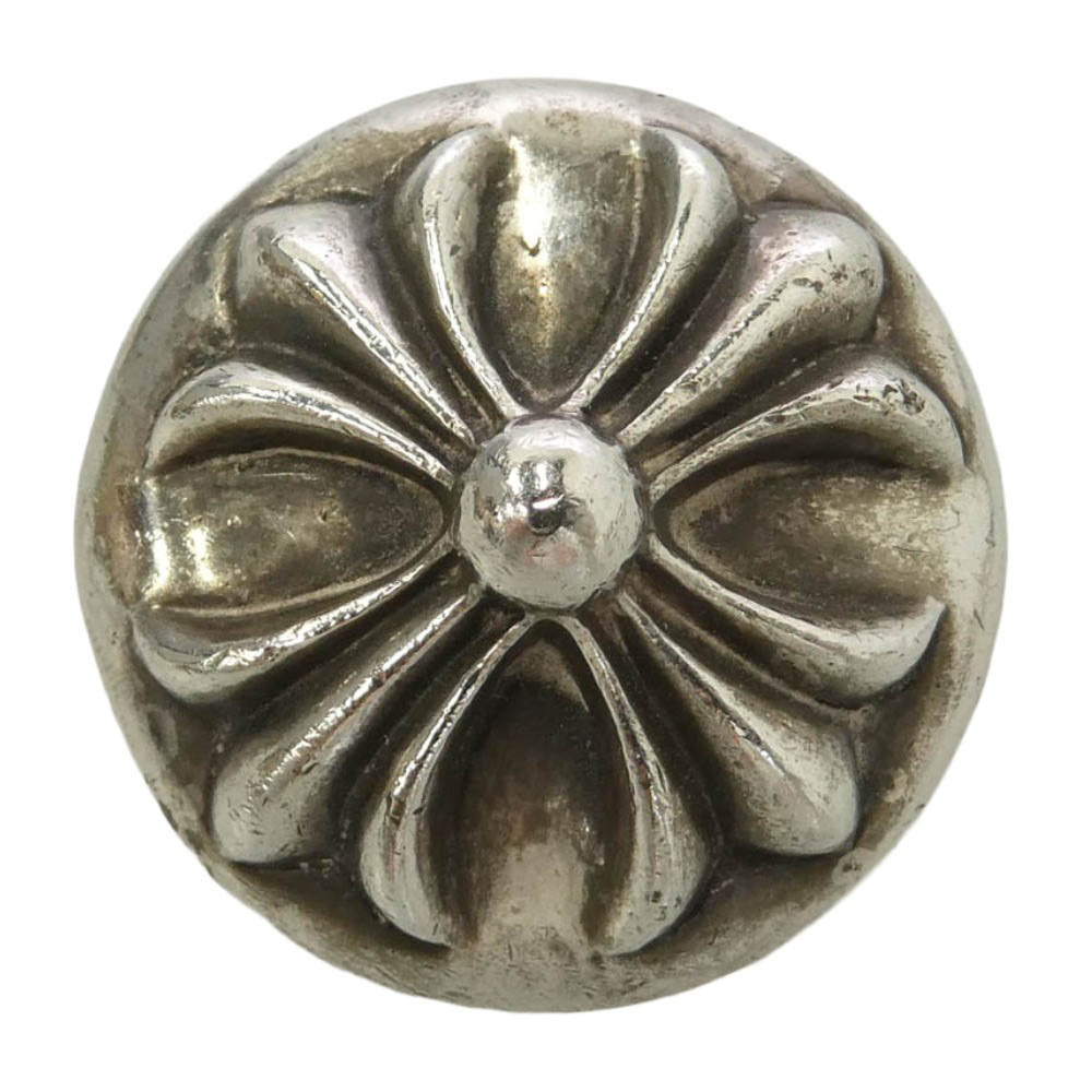 CHROME HEARTS クロムハーツ（原本無） OLD HAIRBAND クロスボールボタン ヘアゴム コンチョ シルバー系【中古】
