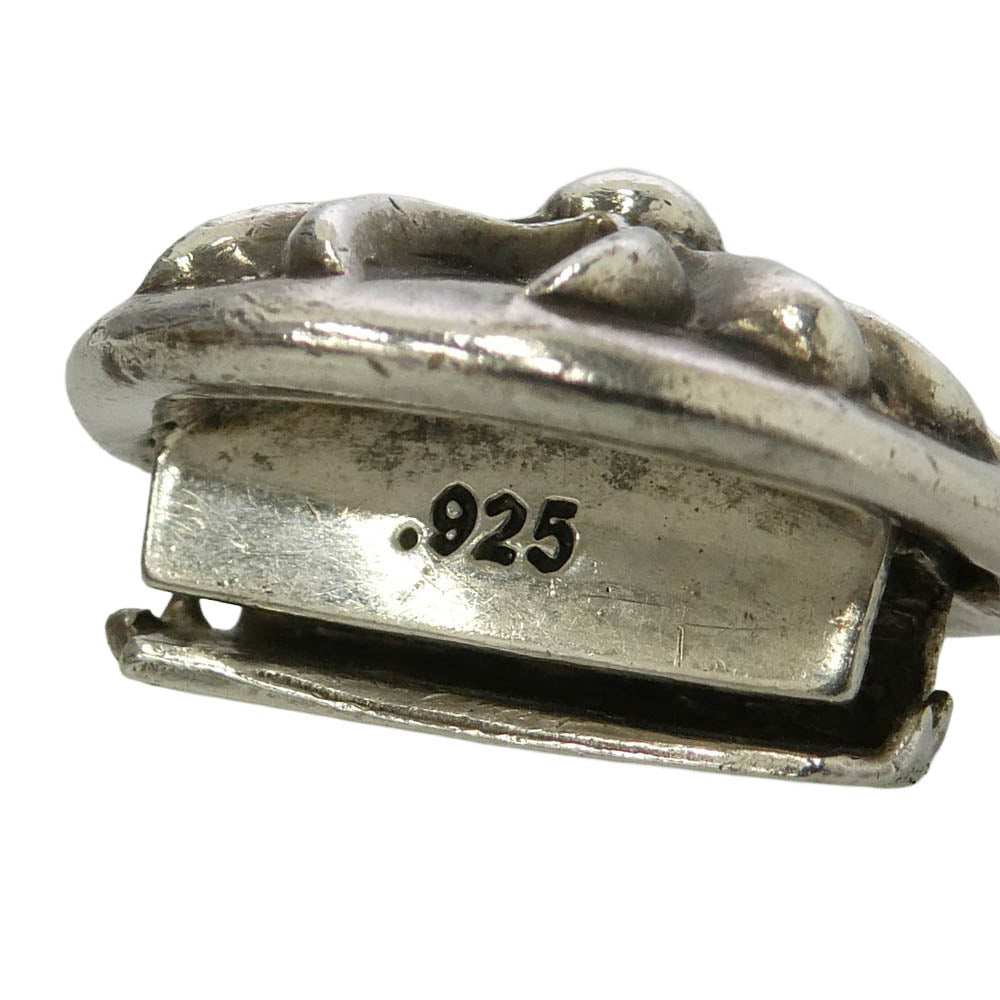 CHROME HEARTS クロムハーツ（原本無） OLD HAIRBAND クロスボールボタン ヘアゴム コンチョ シルバー系【中古】
