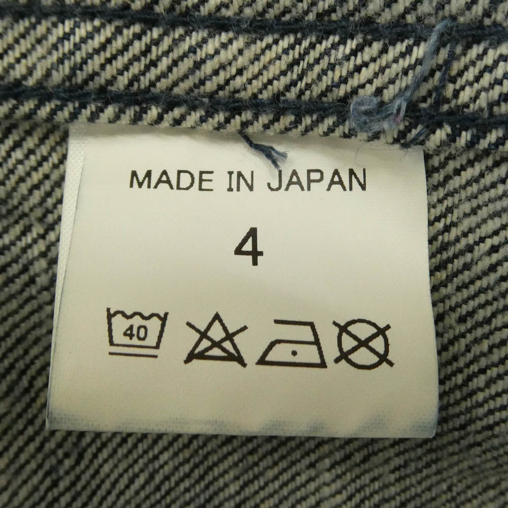 メデルデザイン デニム オーバーオール サロペット インディゴブルー系 4【中古】