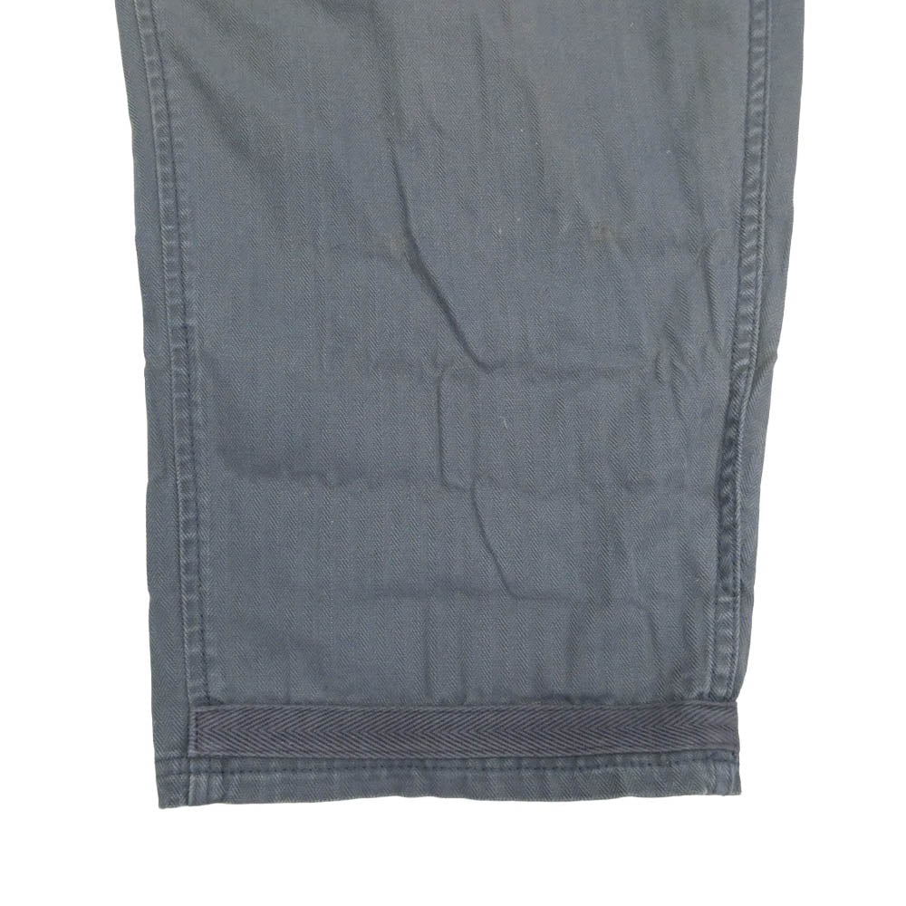 Nigel Cabourn ナイジェルケーボン LYBRO NAVAL DUNGAREE ライブロ ナバル ネイヴァル ダンガリー デニム オーバーオール ワークウェア グレー グレー系 52【中古】