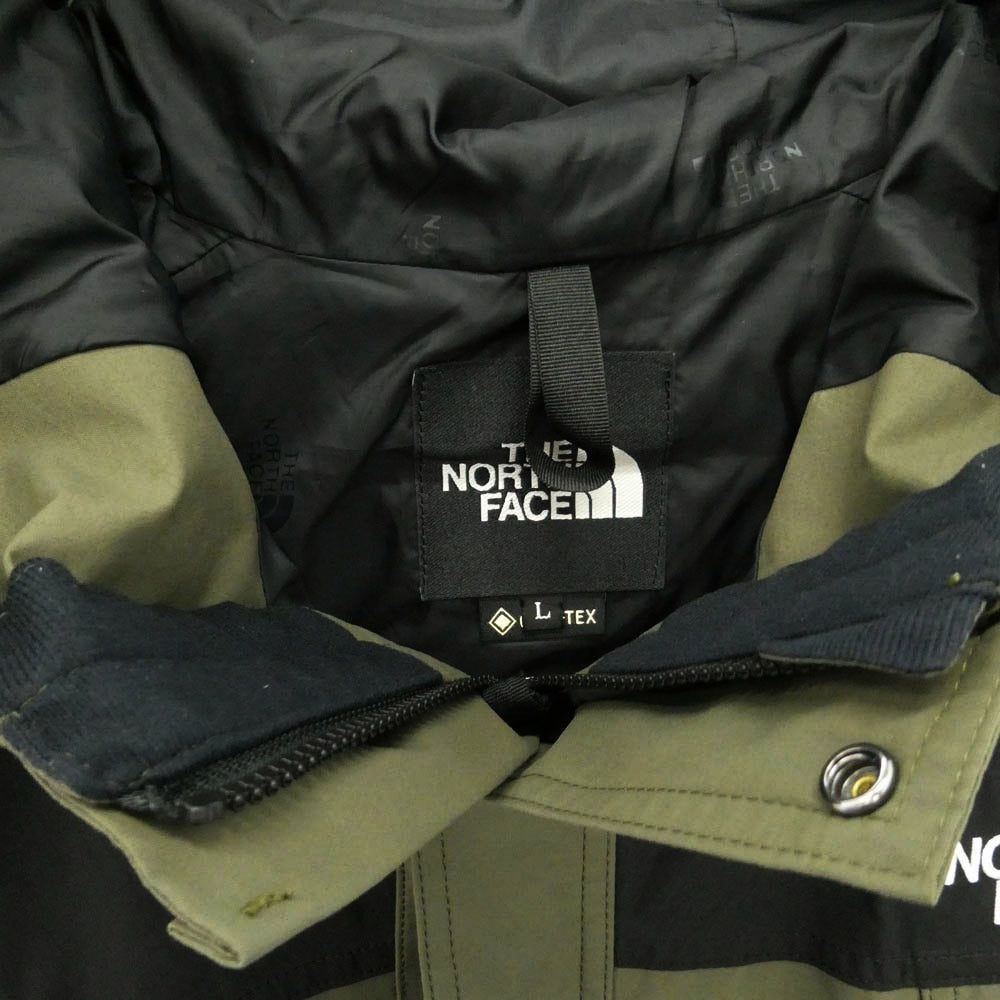 THE NORTH FACE ノースフェイス NP11834 MOUNTAIN LIGHT JACKET NT マウンテン ライト ジャケット ニュートープ ブラック系 グレイッシュグリーン系 L【中古】