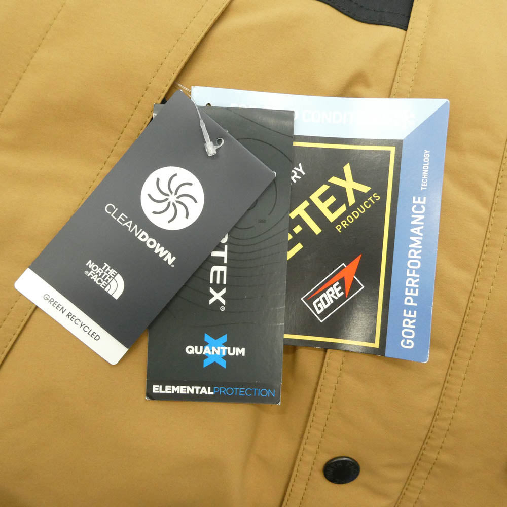 THE NORTH FACE ノースフェイス ND91930 Mountain Down Jacket マウンテン ダウンジャケット ライトブラウン系 L【新古品】【未使用】【中古】