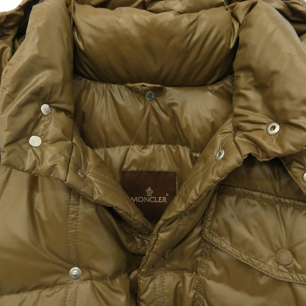 MONCLER モンクレール 茶タグ KARAKORUM カラコルム ダウン ジャケット ベージュ系 クラス1【中古】